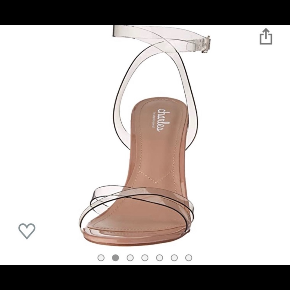New Charles David Clear Sandals (FREE SHIPPING)